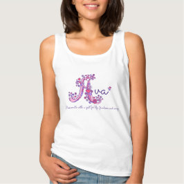 T-shirt Ava filles nom & sens lettre A vêtement