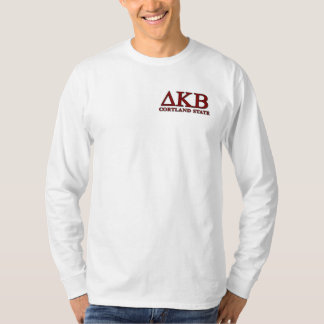 T-shirt Avant de logo de dos de crête de DKB