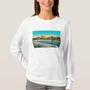 T-shirt Avant de Pike et Long Beach, la Californie