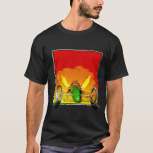 T-shirt Avant de voiture à moteur gonflé