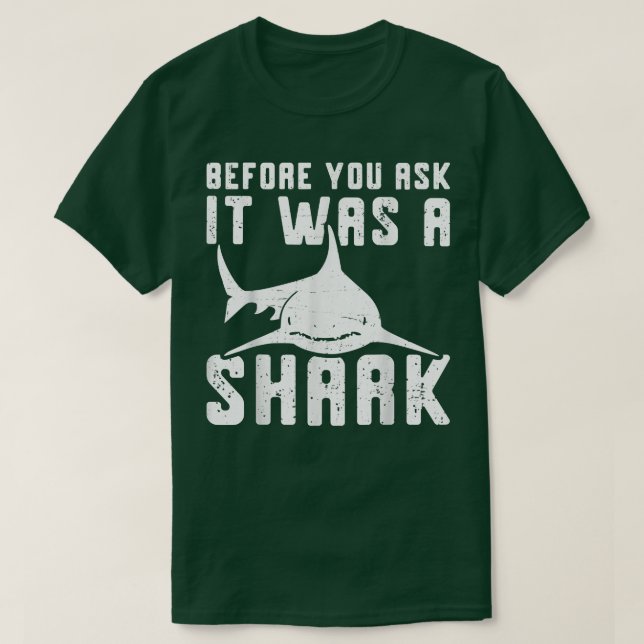 T-shirt Avant De Vous Demander C'Était Un Os De Requin Cas (Design devant)