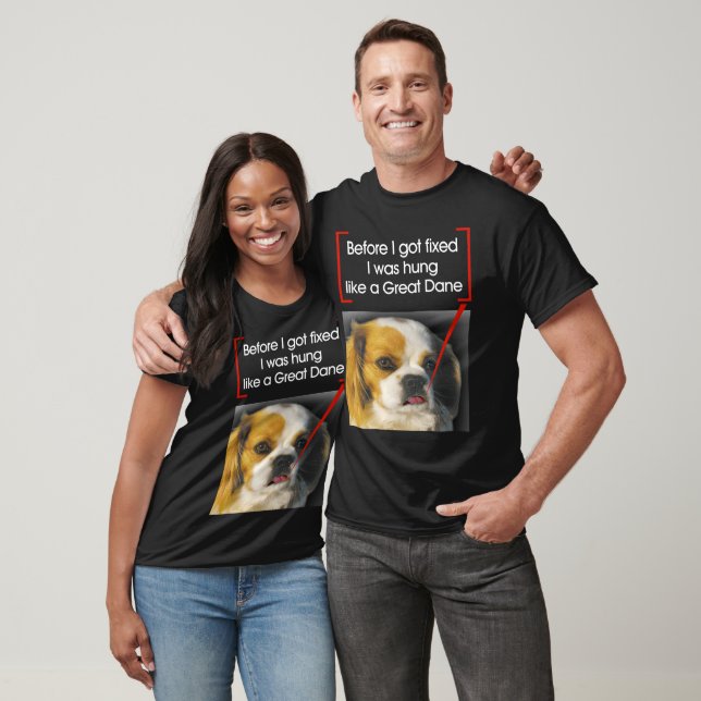 T-shirt Avant d'être réparé, j'étais pendu comme un grand  (Unisexe)