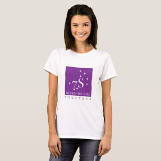 T-shirt Avant du logo de sept de soeurs femmes ensemble