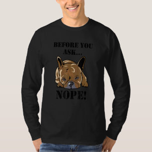 T-shirt Avant Du Premier Nein Cute Dog 1
