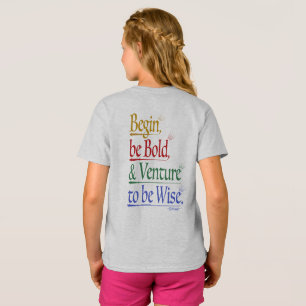 T-shirt Avant et arrière - Citation Magique Horace Enfants