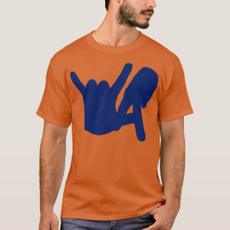 T-shirt Avant et arrière LA Rocks Silhouette Blue