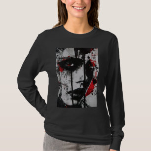 T-shirt Avant-gardiste Abstrait Portrait Grunge Art Design