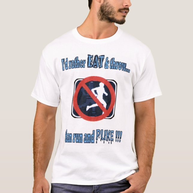 T-shirt avant sans la courbe (Devant)