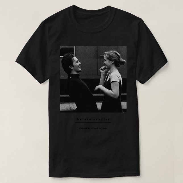 T-shirt Avant Sunrise Movie Prenez Le Train Rencontrez Fre (Design devant)