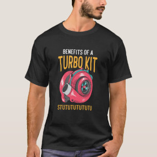 T-shirt Avantages Pour Les Hommes D'Un Turbo Kit Turbo Cha