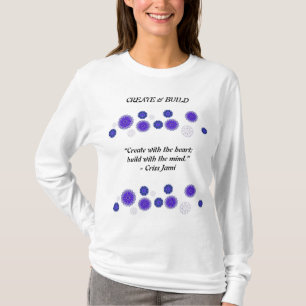T-SHIRT AVEC ART CRÉATIF DES FLEURS