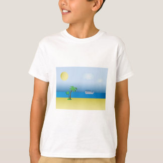 T-Shirt avec baleine de dessin animé