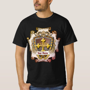 T-shirt avec blason de la famille Valor et nom de 