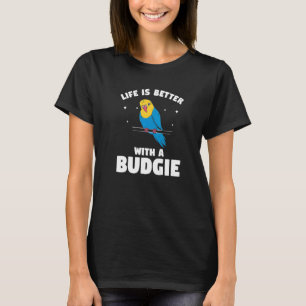 T-shirt Avec Budgie Budgies Parrot
