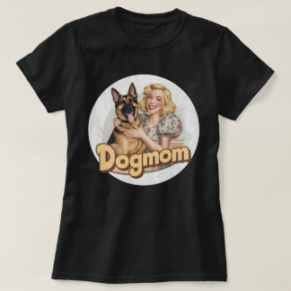 T-shirt avec chien Berger Allemand chienne maman c