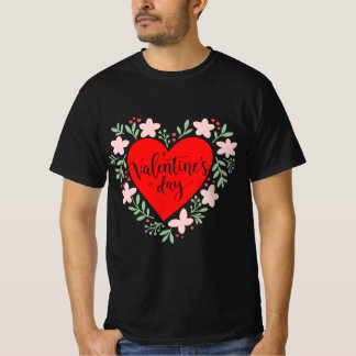 T-shirt avec citation romantique de la Saint-Valen