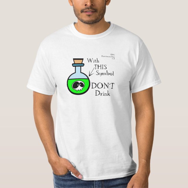 T-shirt avec conseil RPG (Devant)