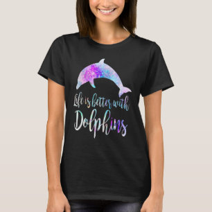 T-shirt Avec Dauphins Femmes Filles Dauphin