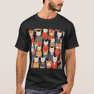 T-shirt avec design chats