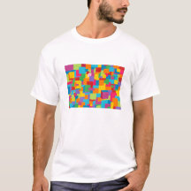 T-shirt avec dessin de peinture d'art