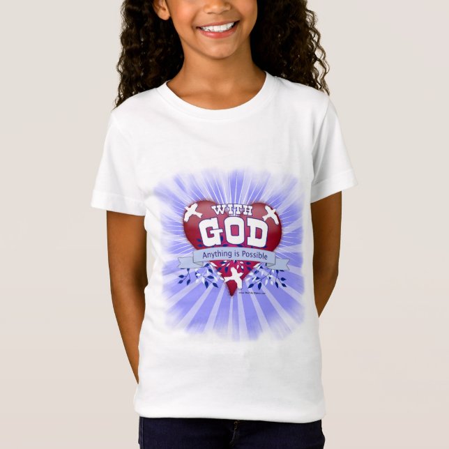 T-Shirt Avec Dieu tout est possible (Devant)