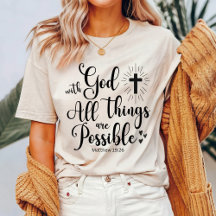 Avec Dieu toutes les choses sont possibles - Matth
