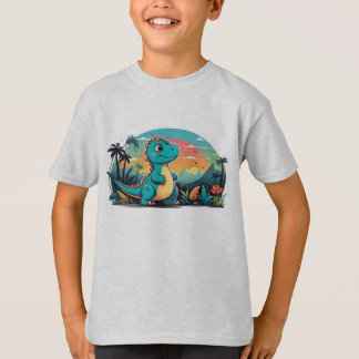 T-shirt avec Dinosaur mignon