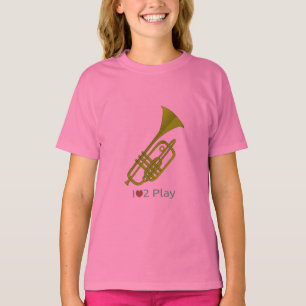 T-shirt avec illustration de trompette