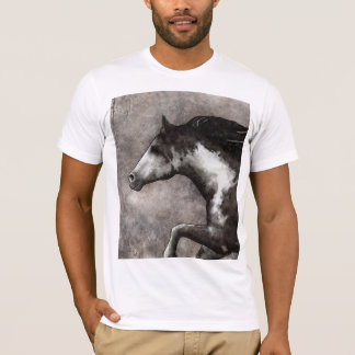 T-Shirt avec impression de surtension non bridée.