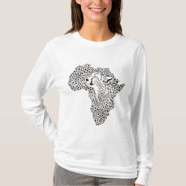 T-shirt avec la conception originale de l'Afrique