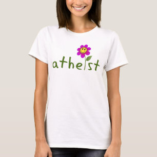 T-shirt (Avec la fleur) chemises athées