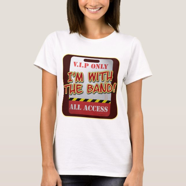 T-shirt Avec la passe en coulisses de la bande (Devant)