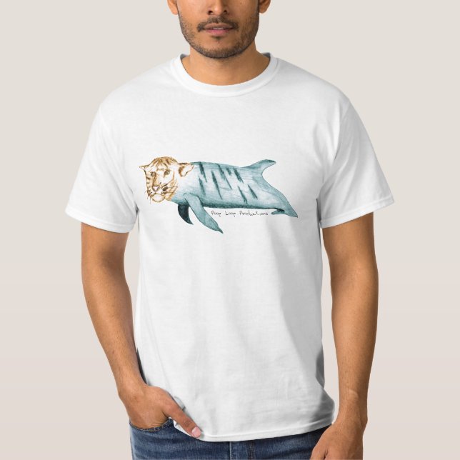 T-shirt avec le dauphin Kitty et d'appareil-photo (Devant)