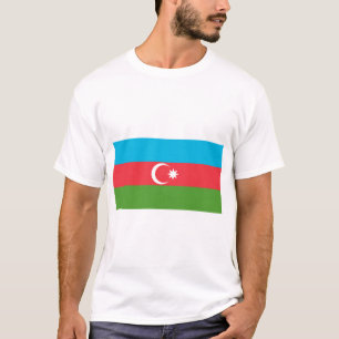 T-shirt avec le drapeau de l'Azerbaïdjan