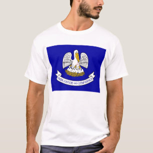 T-shirt avec le drapeau de Louisiana State USA