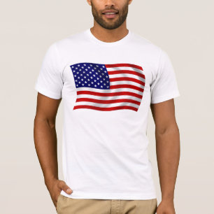 T-shirt avec le drapeau des États-Unis d'Amérique