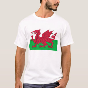 T-shirt avec le drapeau du Pays de Galles