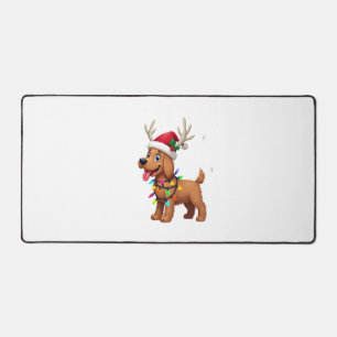 T-shirt avec lumières de Noël pour chien Terrier I