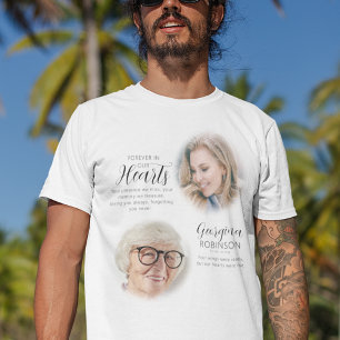 T-Shirt avec photo avant et après du mémorial mode