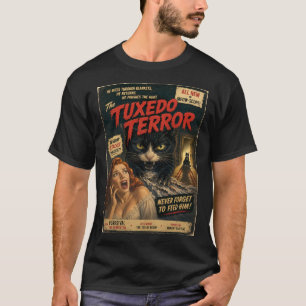 T-shirt avec poster de film d'horreur Tuxedo Terro