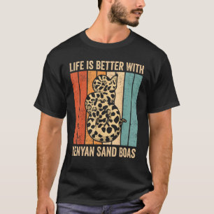 T-shirt Avec propriétaire de serpent de sable kényan