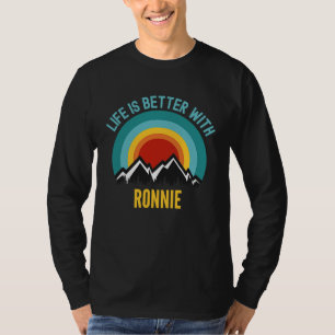 T-shirt Avec Ronnie datant Ronnie