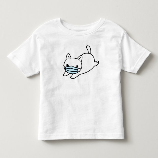 T-shirt avec TODDLER EN COTON MASQUE VISAGE (Devant)
