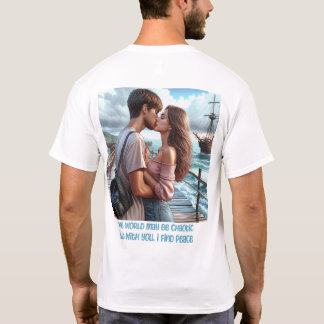 T-shirt Avec toi, je trouve la paix