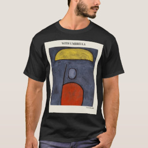 T-shirt AVEC UMBRELLA Par PAUL KLEE, vintage Abstrait mode