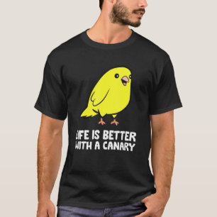 T-shirt Avec un canari