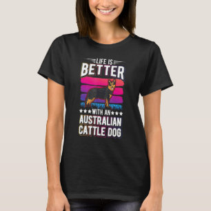 T-shirt Avec un chien de bétail australien 2