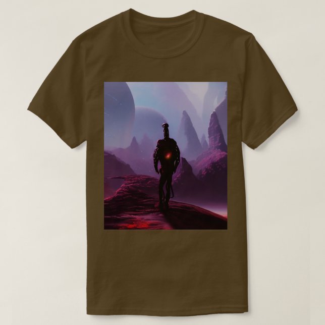 T-shirt avec un coeur rouge (Design devant)