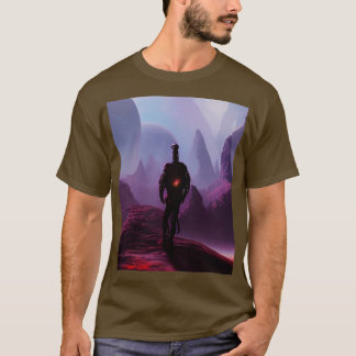 T-shirt avec un coeur rouge