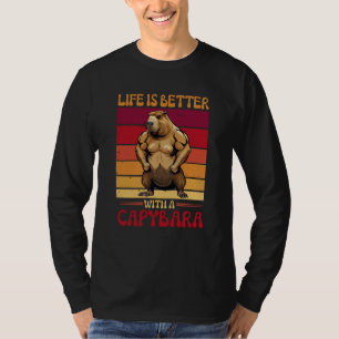 T-shirt Avec un corps de capybara fitness culturiste 1